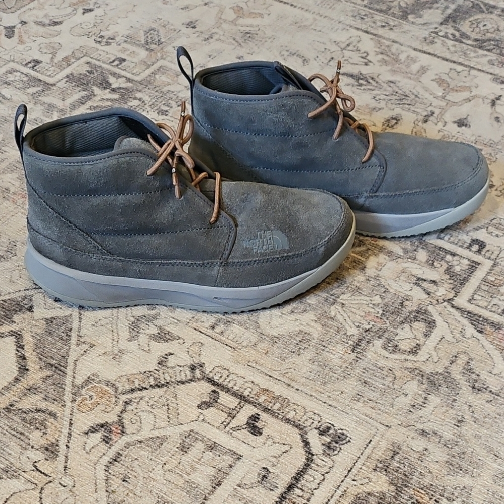 The North Face Men's Chukka Boots in Gray Suede